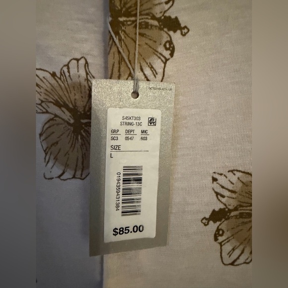 Daniel Cremieux Men's Shirt - Cream and Brown Floral - Picture 2 of 6